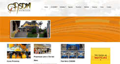 Desktop Screenshot of casdm.org.br